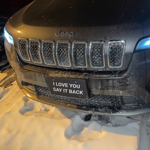 I love you say it back vanity plate - Picture 2 of 2